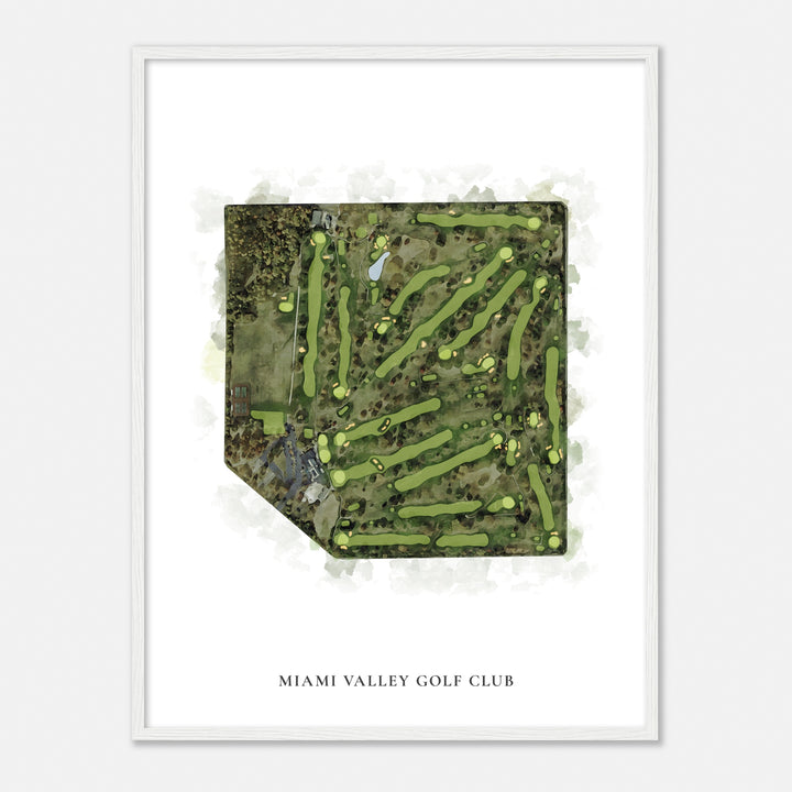 Print of Miami Valley Golf Club Classic Map