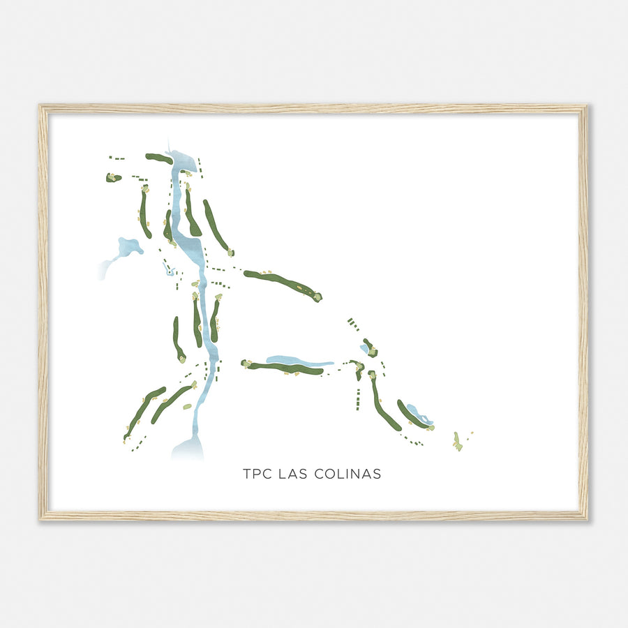 Print of Tpc Las Colinas Modern Map