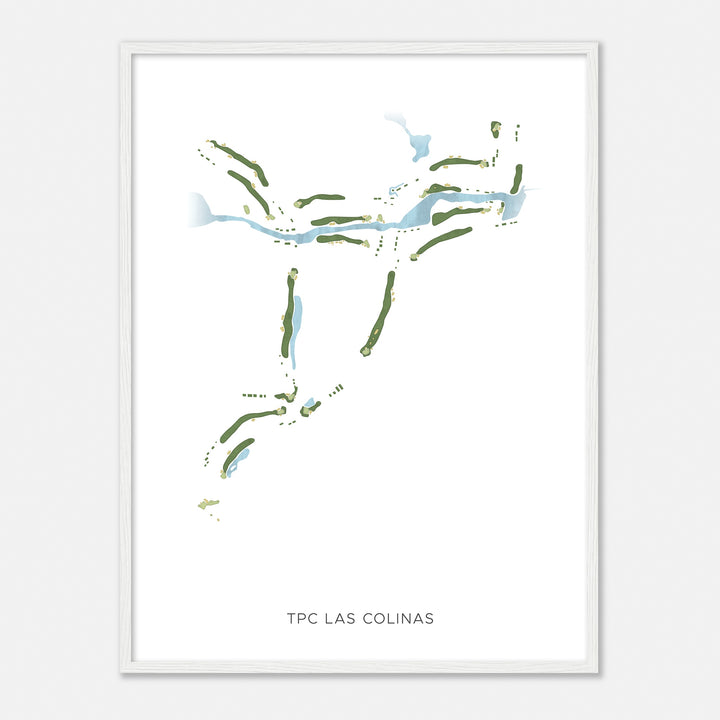 Print of Tpc Las Colinas Modern Map