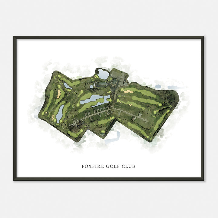 Print of Foxfire Golf Club Classic Map