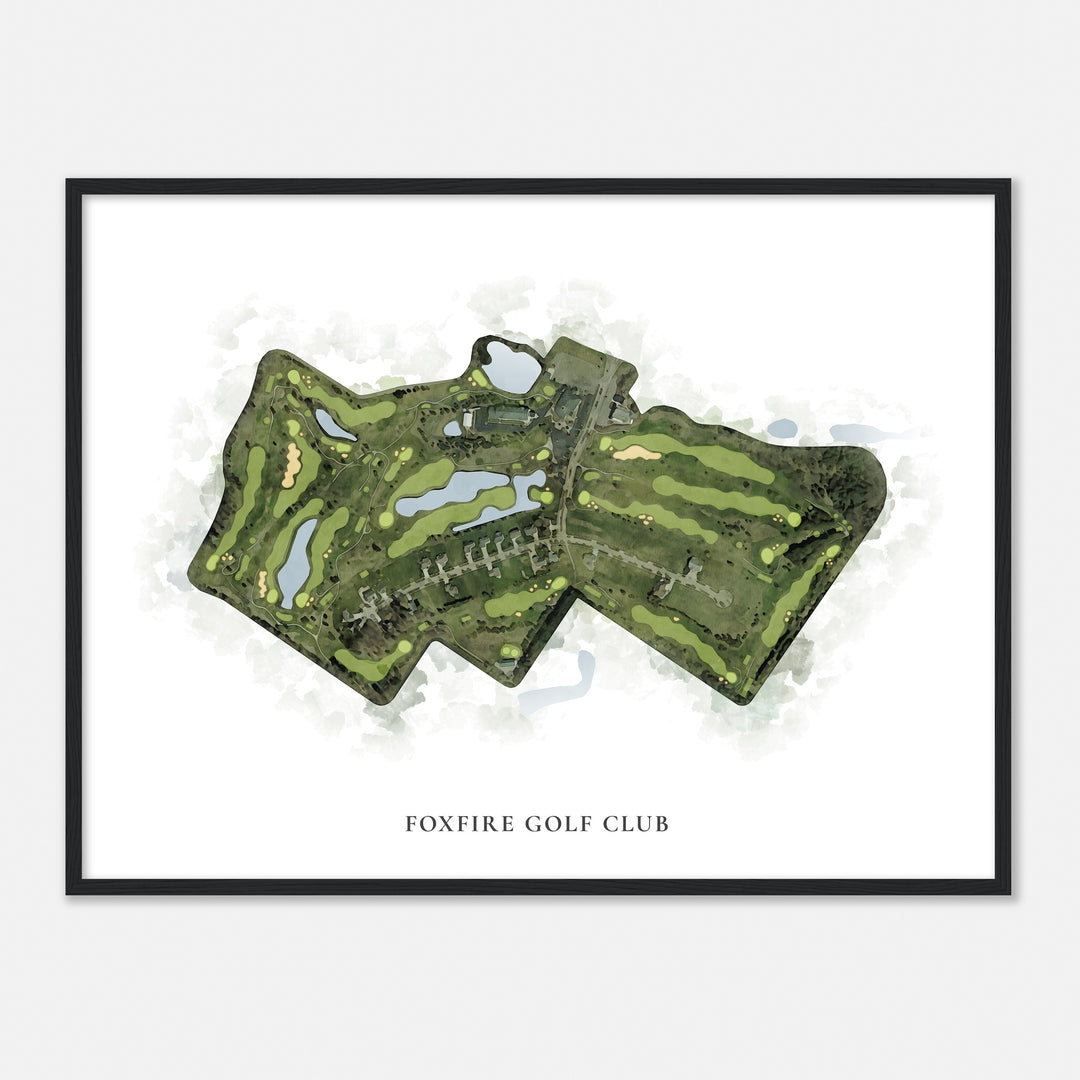 Print of Foxfire Golf Club Classic Map