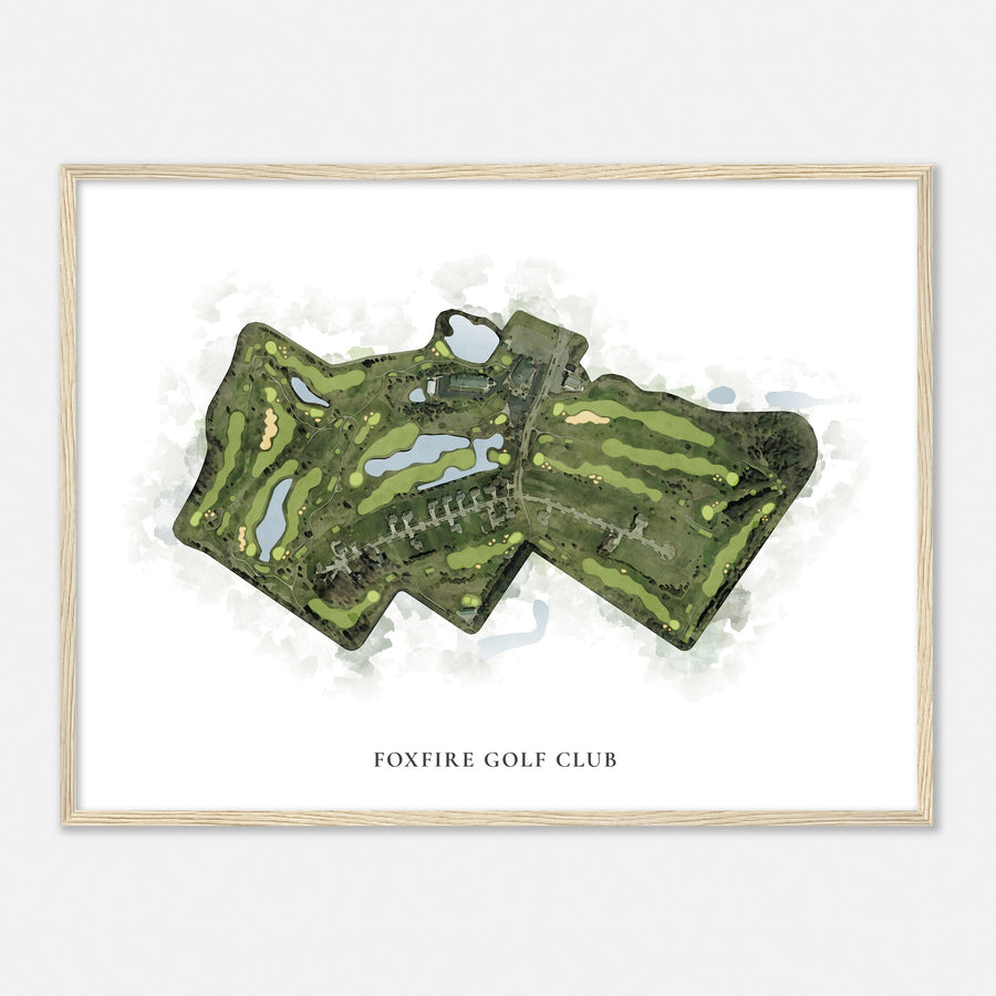 Print of Foxfire Golf Club Classic Map