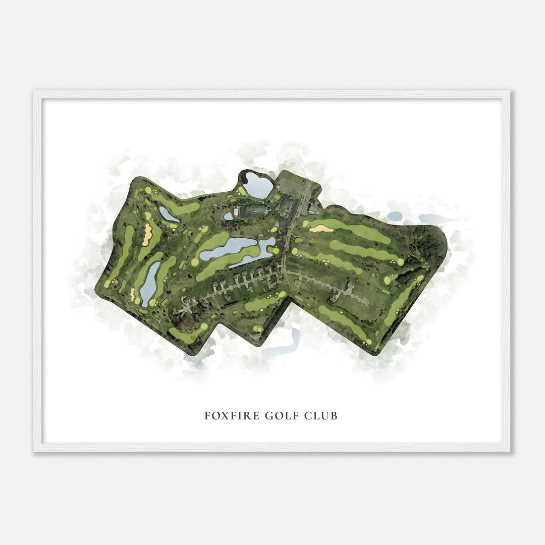 Print of Foxfire Golf Club Classic Map