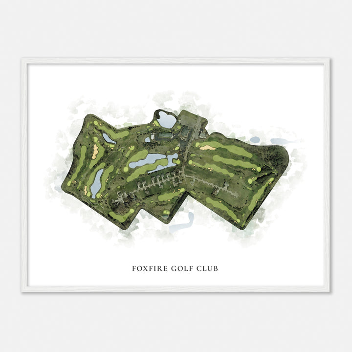 Print of Foxfire Golf Club Classic Map