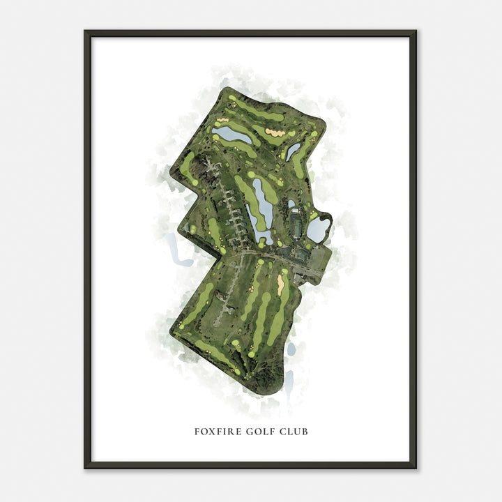 Print of Foxfire Golf Club Classic Map