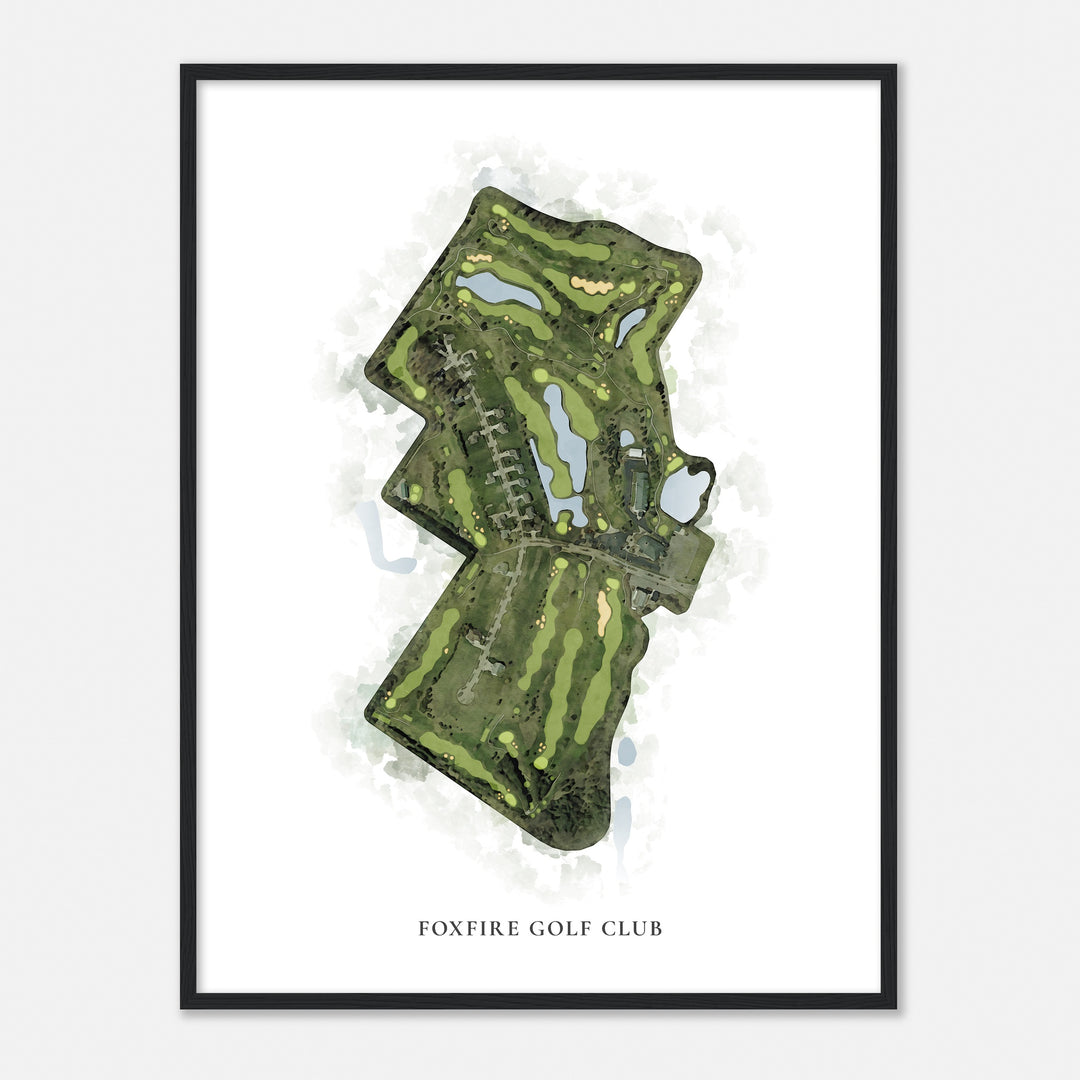 Print of Foxfire Golf Club Classic Map