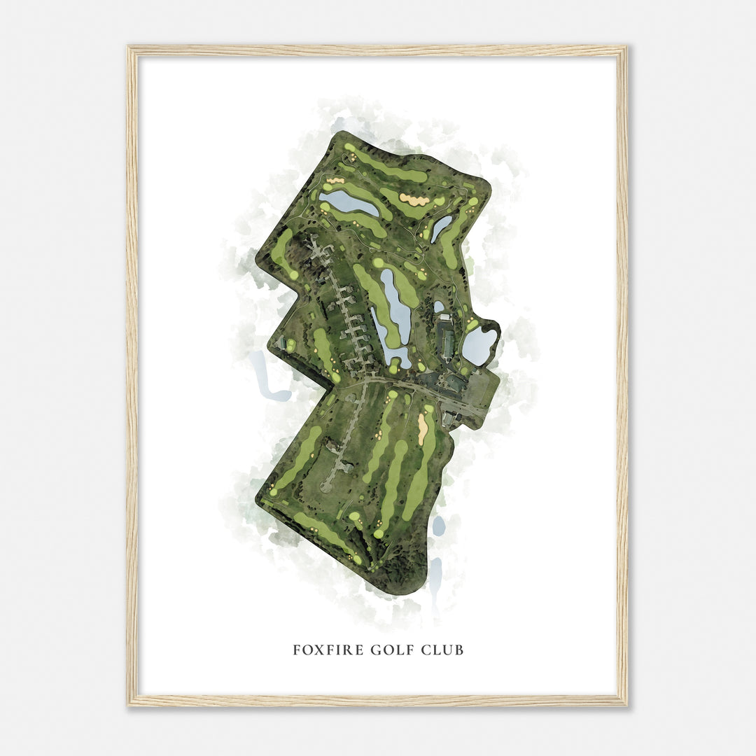 Print of Foxfire Golf Club Classic Map