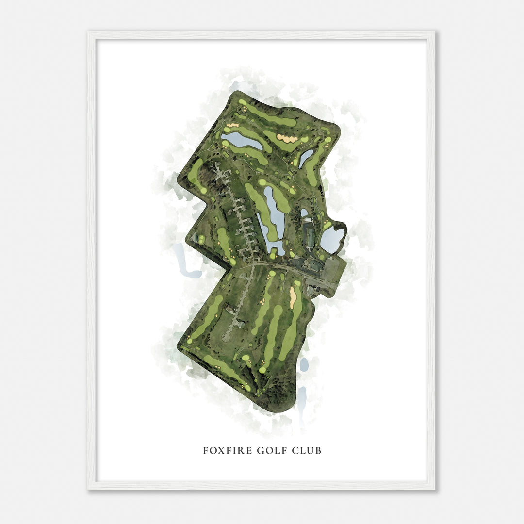 Print of Foxfire Golf Club Classic Map