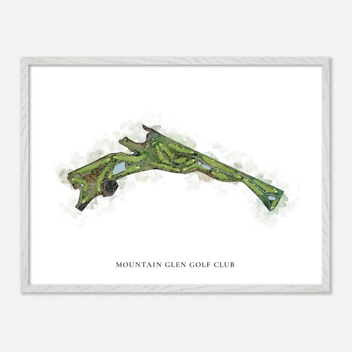Print of Mountain Glen Golf Club Classic Map