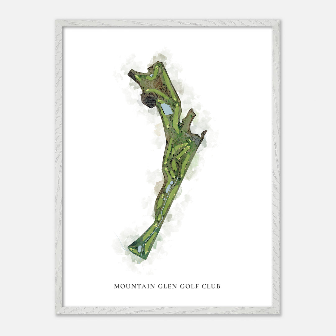 Print of Mountain Glen Golf Club Classic Map