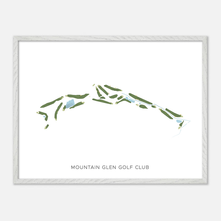 Print of Mountain Glen Golf Club Modern Map