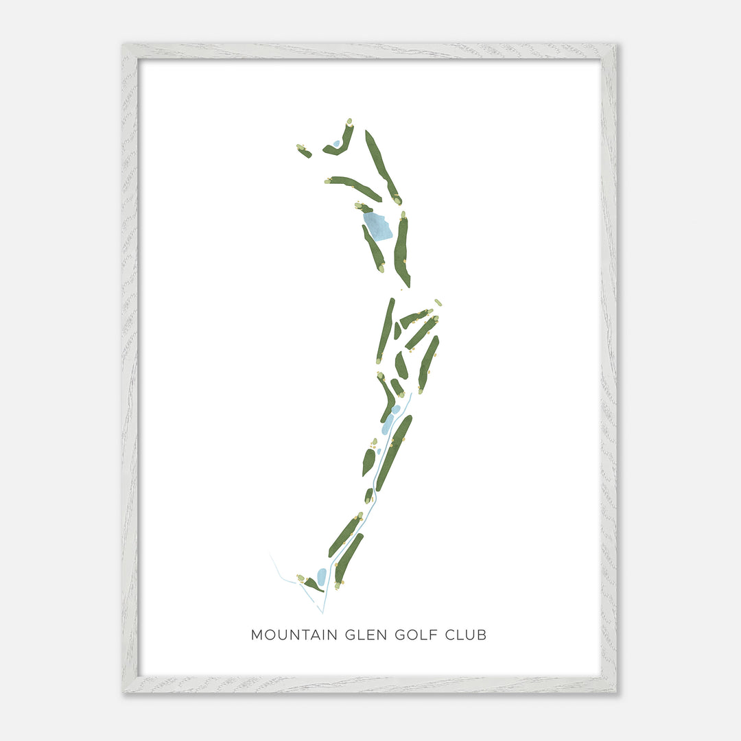 Print of Mountain Glen Golf Club Modern Map