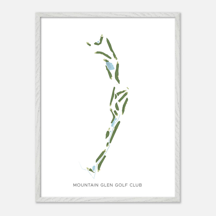 Print of Mountain Glen Golf Club Modern Map