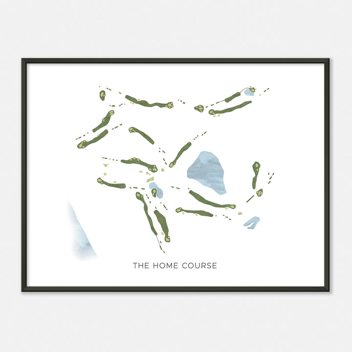 Print of The Home Course Modern Map