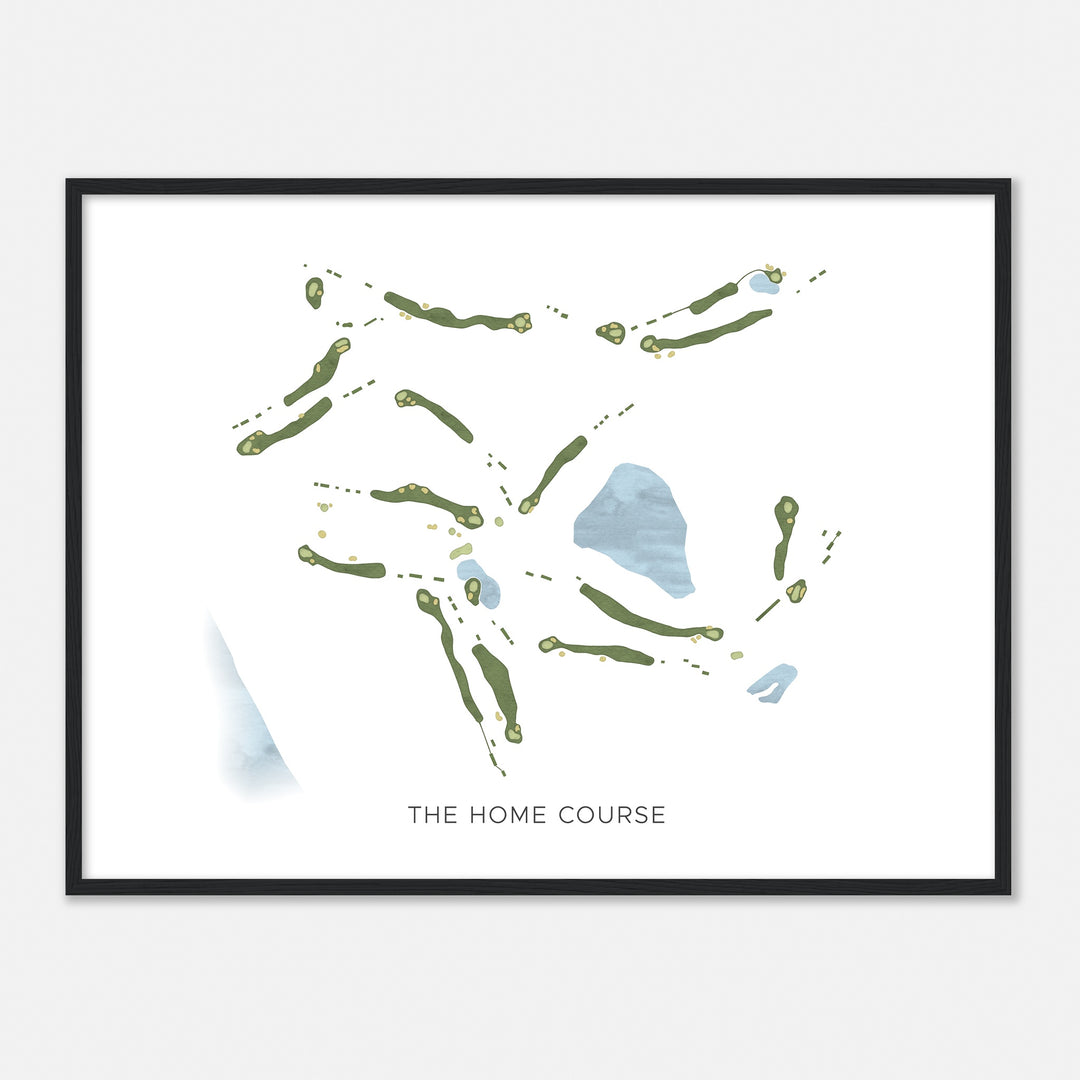 Print of The Home Course Modern Map