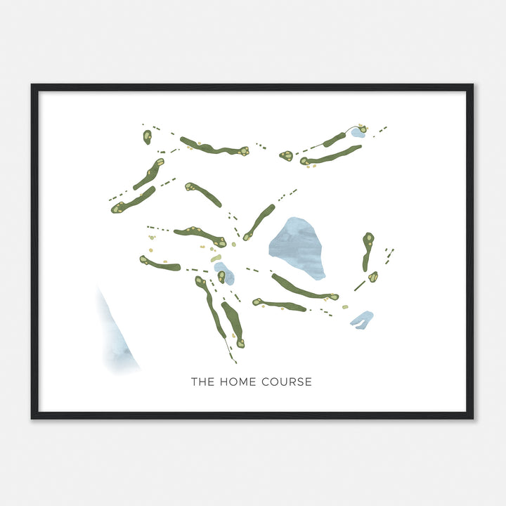 Print of The Home Course Modern Map