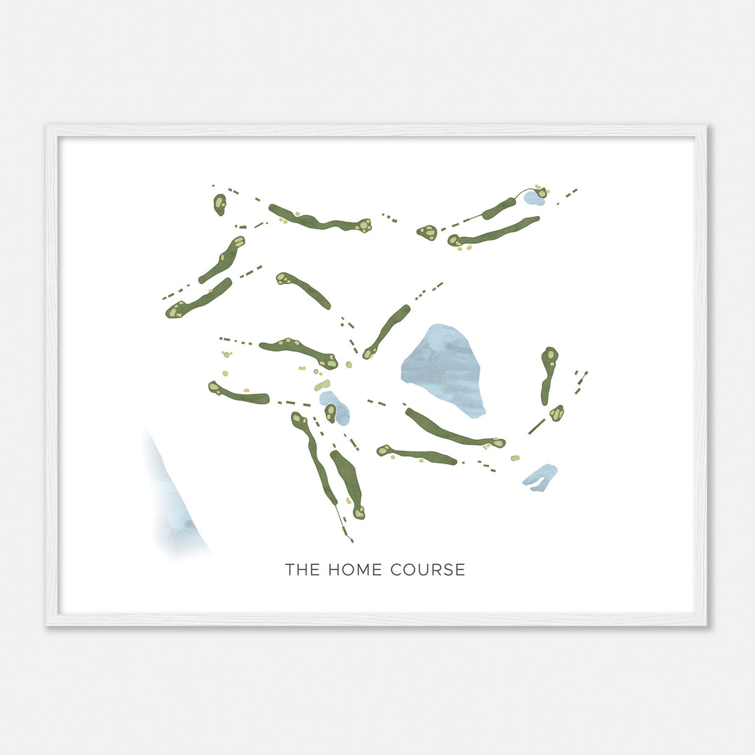 Print of The Home Course Modern Map