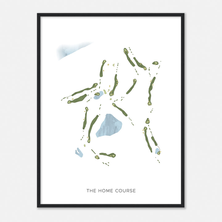 Print of The Home Course Modern Map