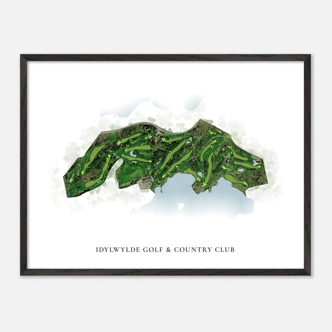 Print of Idylwylde Golf & Country Club Classic Map