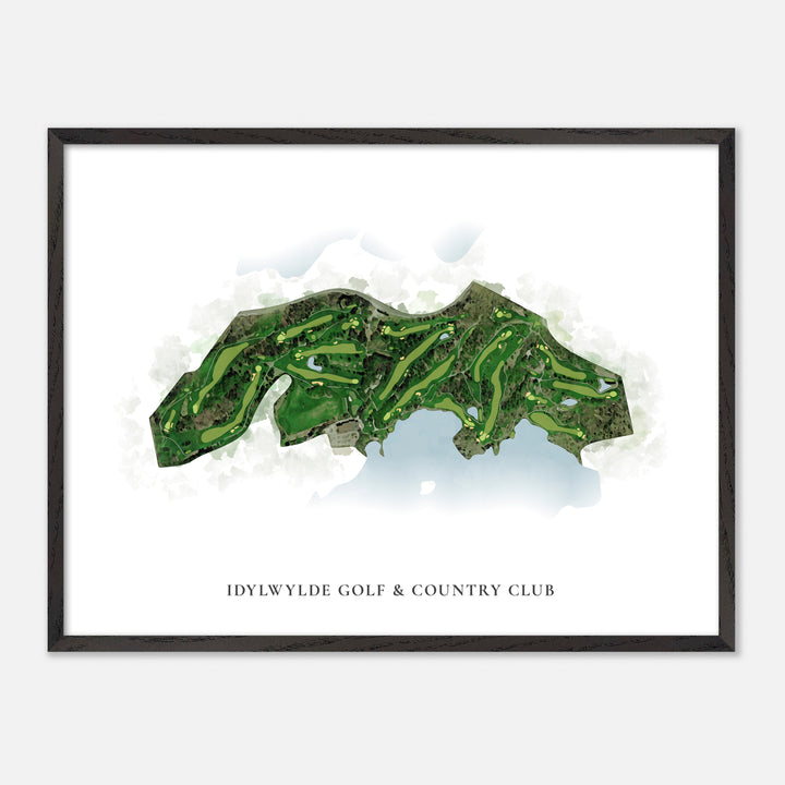 Print of Idylwylde Golf & Country Club Classic Map