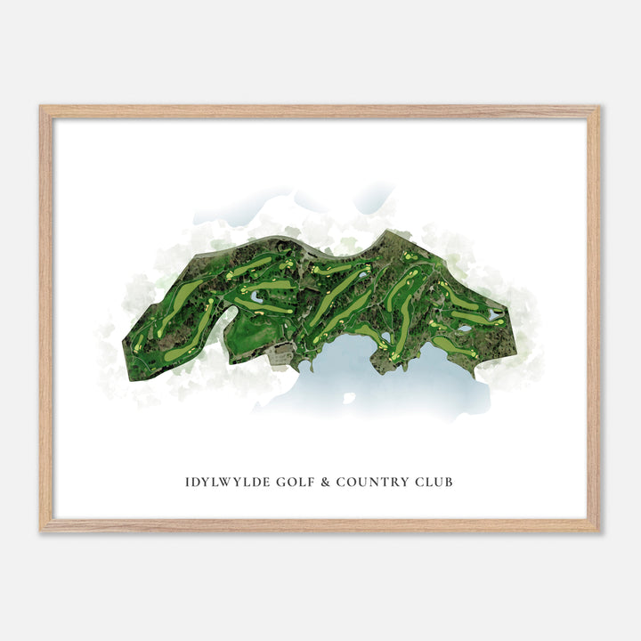 Print of Idylwylde Golf & Country Club Classic Map