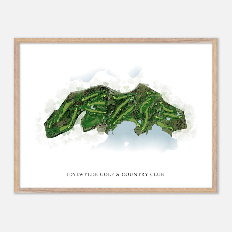 Print of Idylwylde Golf & Country Club Classic Map
