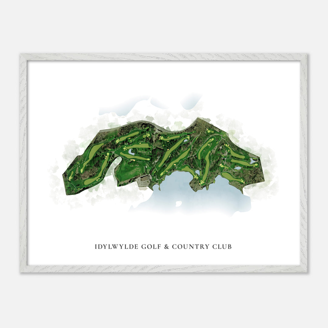 Print of Idylwylde Golf & Country Club Classic Map