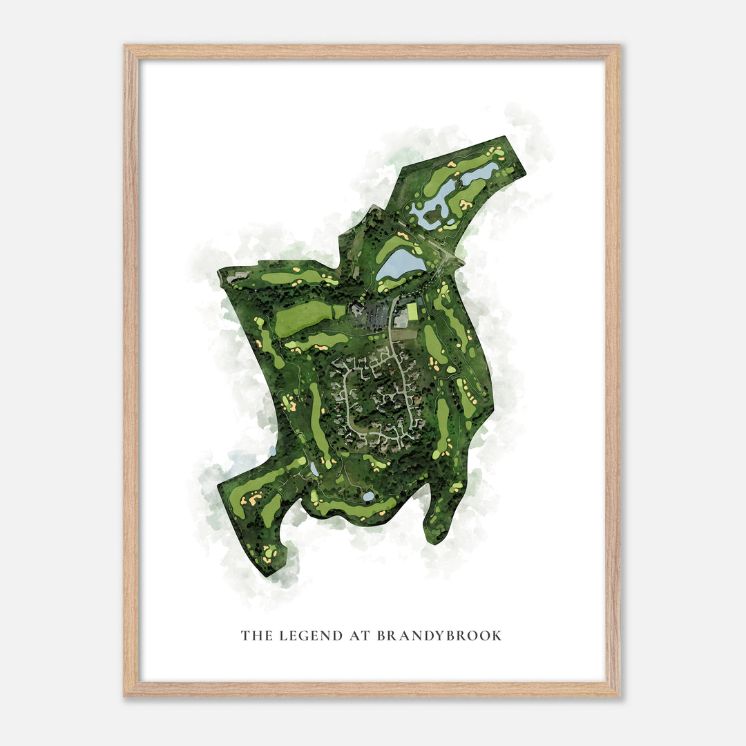 Print of The Legend At Brandybrook Classic Map