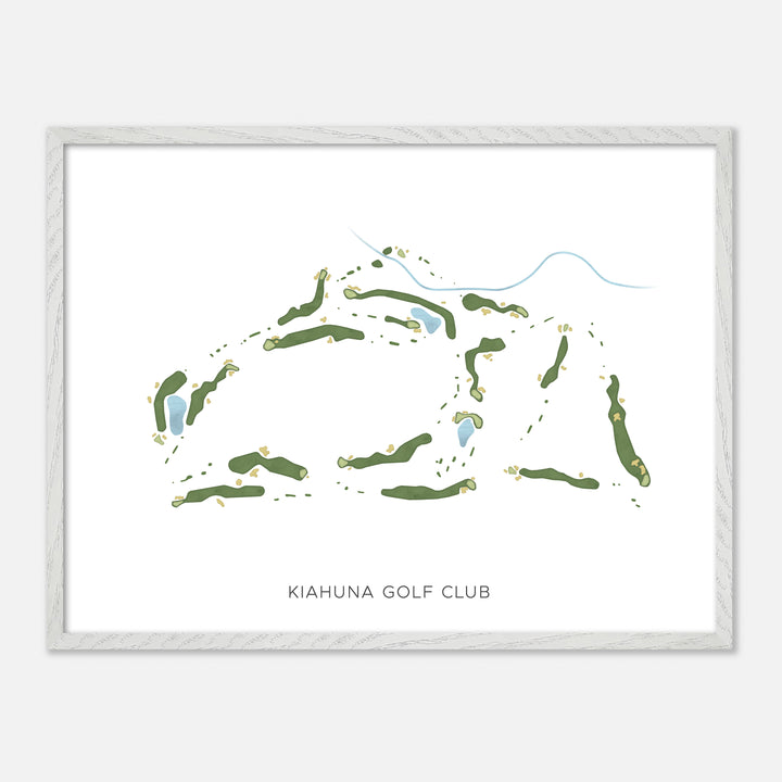 Print of Kiahuna Golf Club Modern Map
