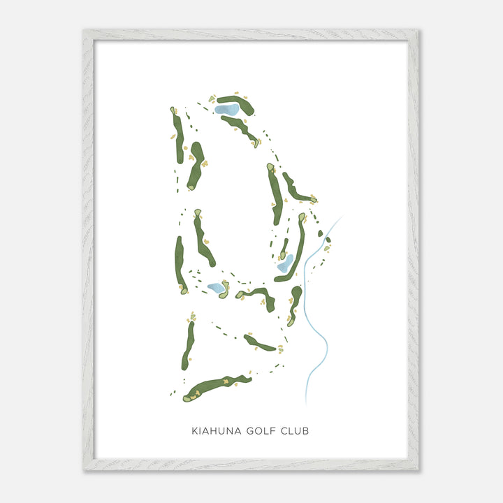 Print of Kiahuna Golf Club Modern Map