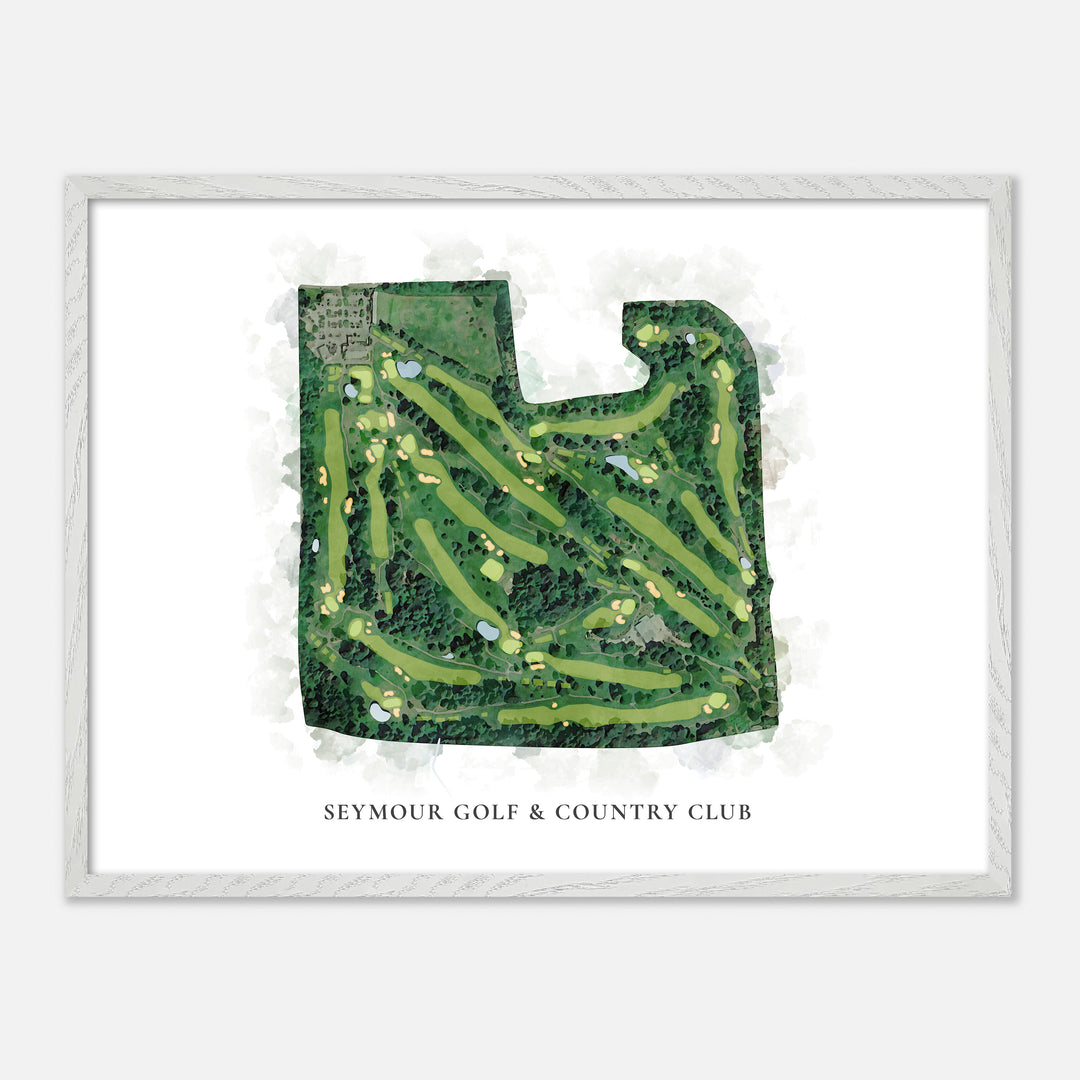 Print of Seymour Golf & Country Club Classic Map