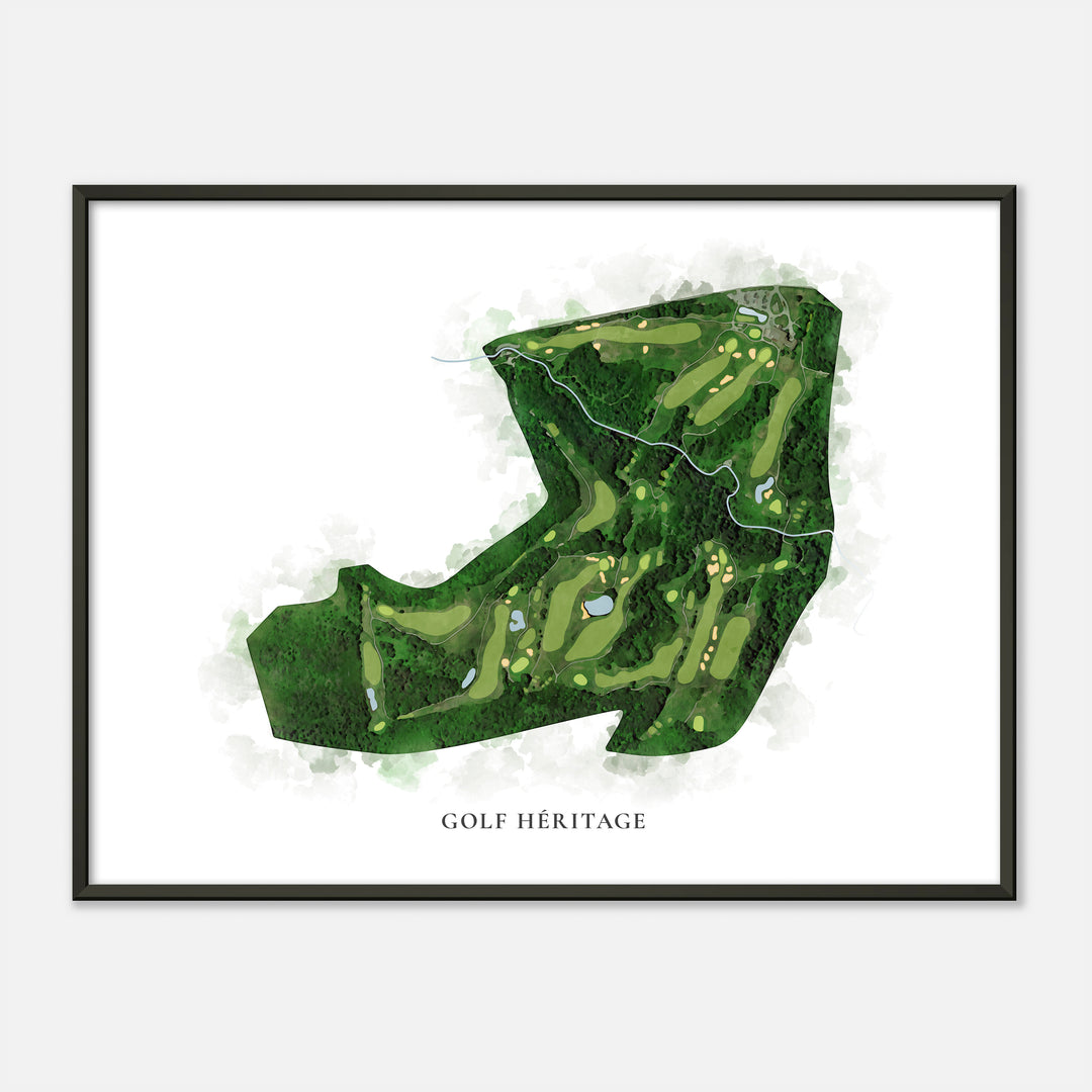 Print of Golf Héritage Classic Map