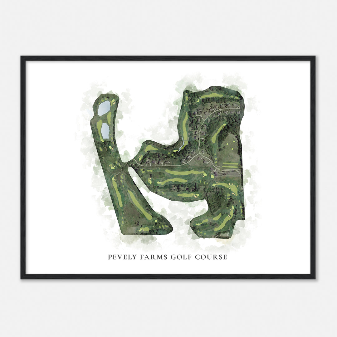 Print of Pevely Farms Golf Course Classic Map
