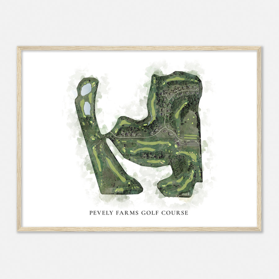 Print of Pevely Farms Golf Course Classic Map