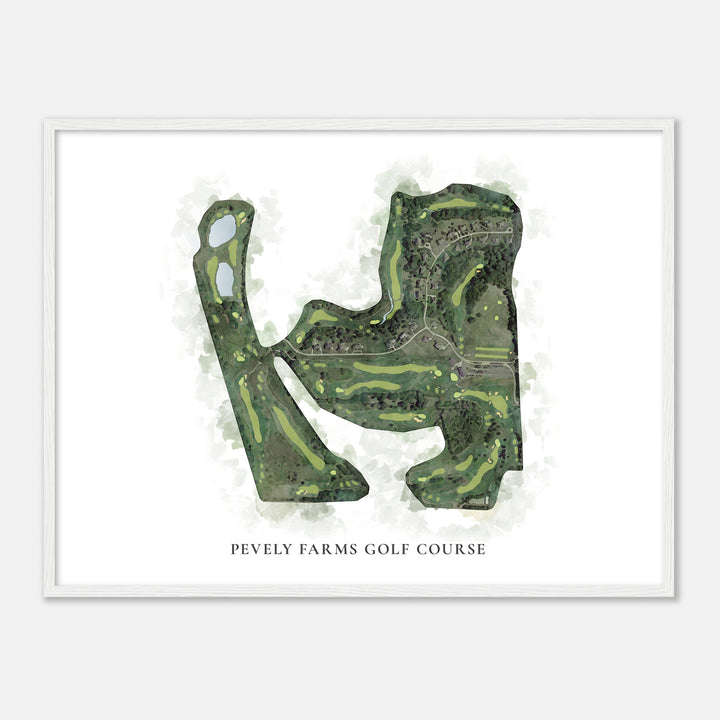 Print of Pevely Farms Golf Course Classic Map