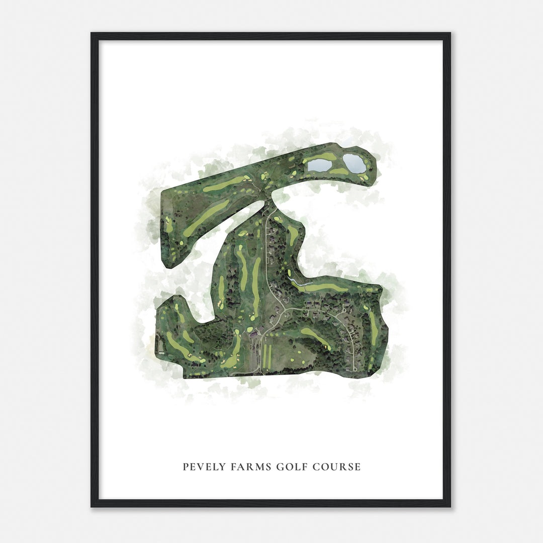 Print of Pevely Farms Golf Course Classic Map