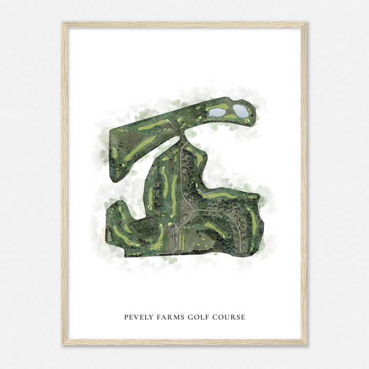 Print of Pevely Farms Golf Course Classic Map