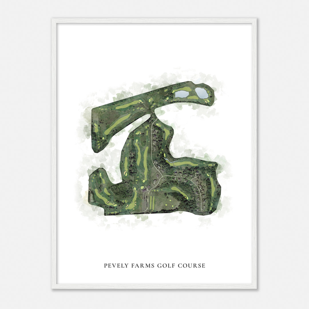 Print of Pevely Farms Golf Course Classic Map