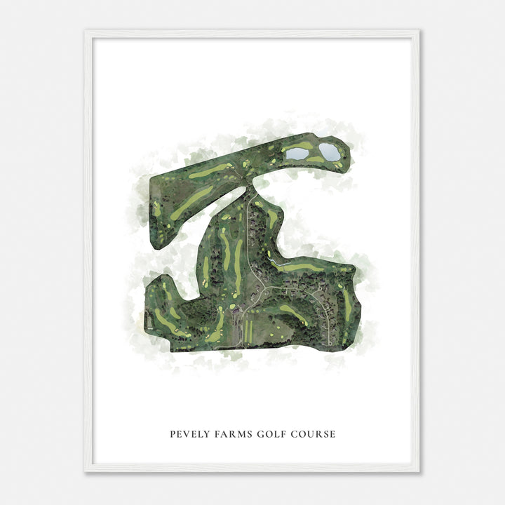 Print of Pevely Farms Golf Course Classic Map
