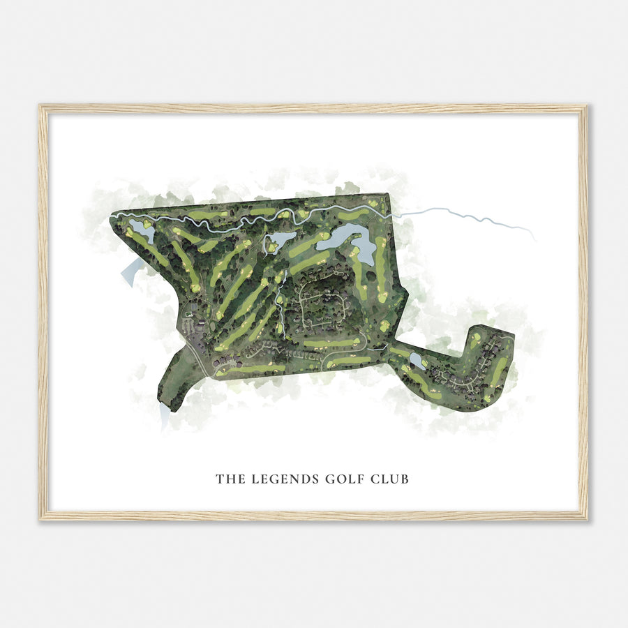 Print of The Legends Golf Club Classic Map