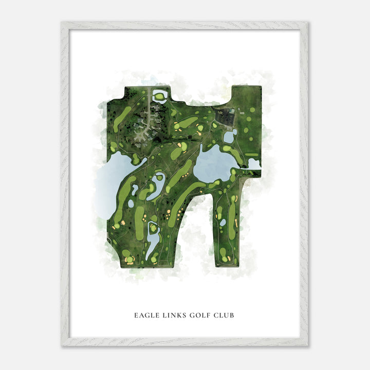 Print of Eagle Links Golf Club Classic Map