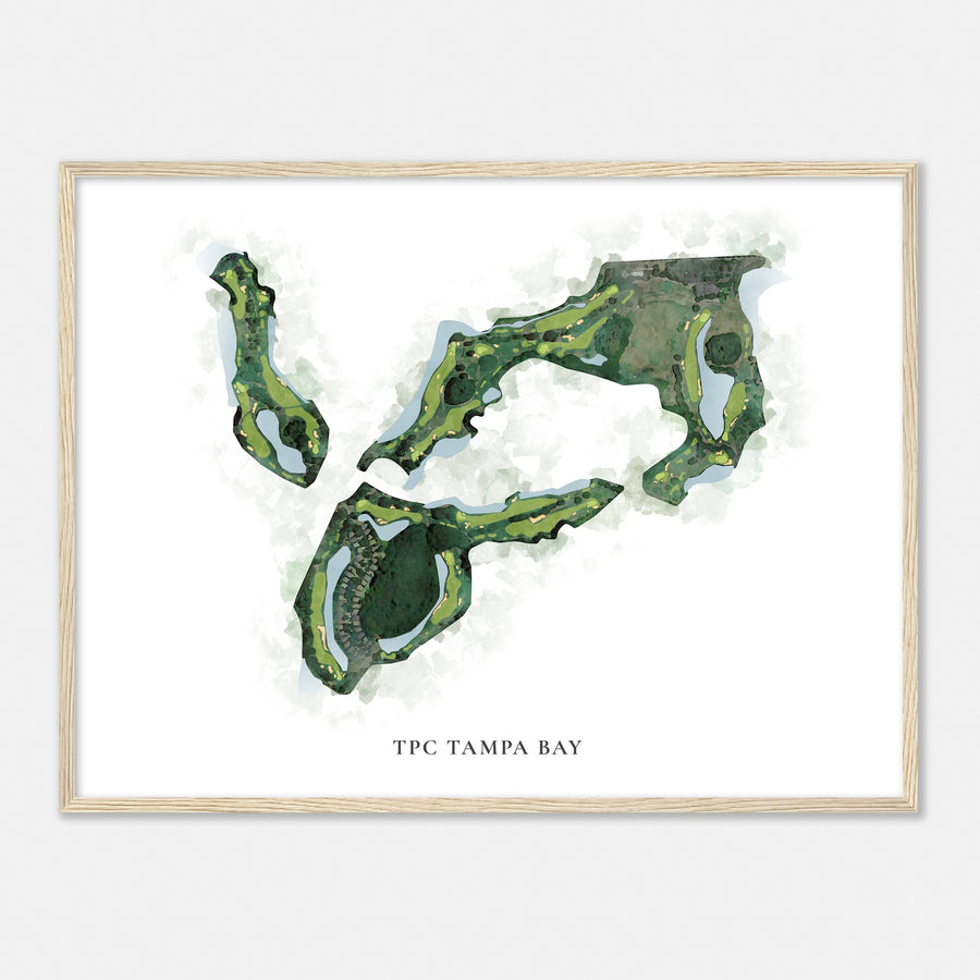 Print of Tpc Tampa Bay Classic Map