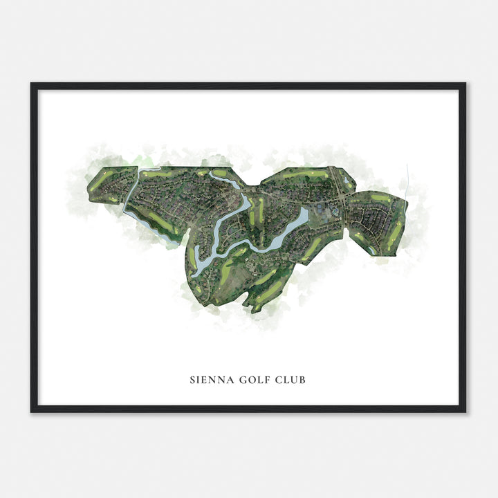 Print of Sienna Golf Club Classic Map