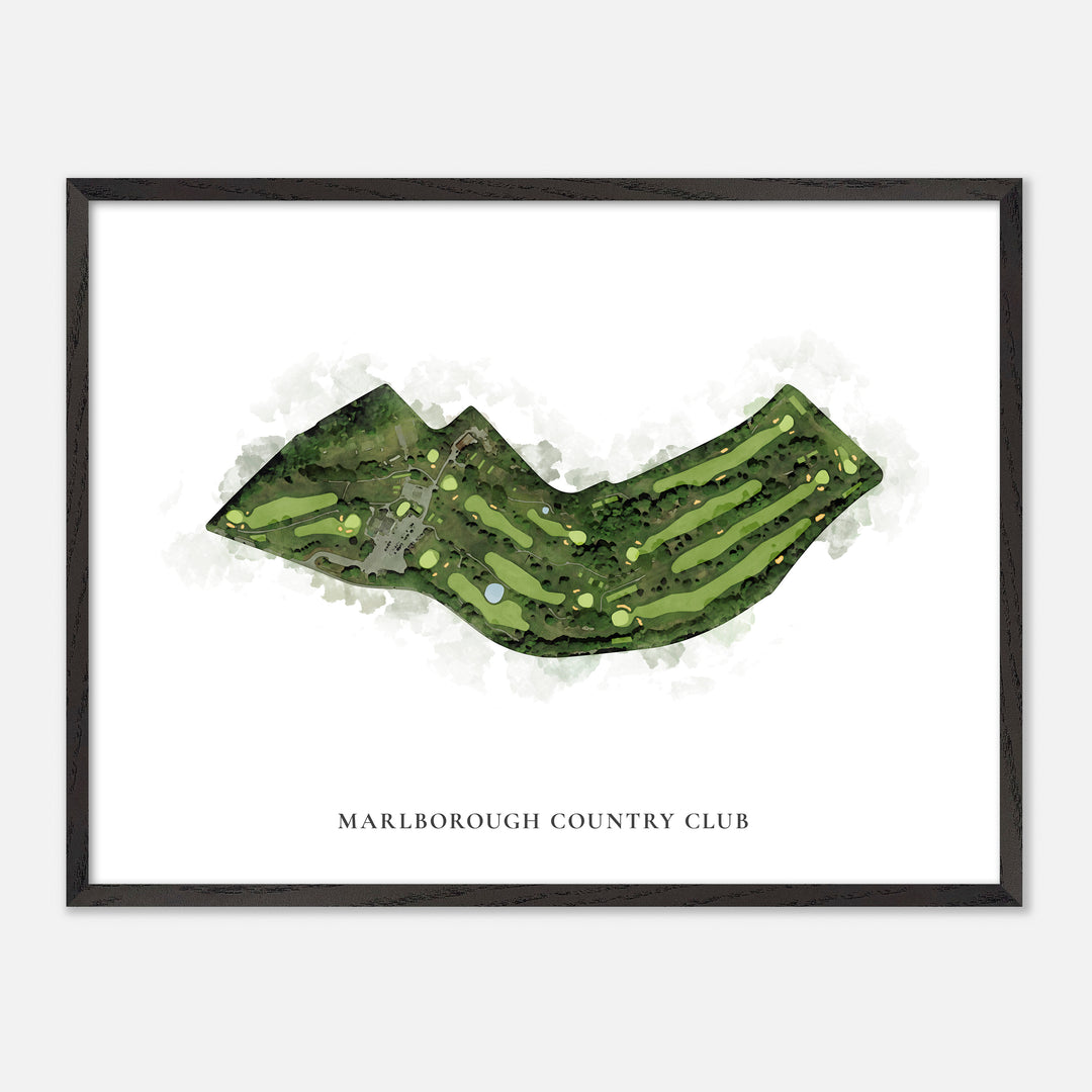 Print of Marlborough Country Club Classic Map