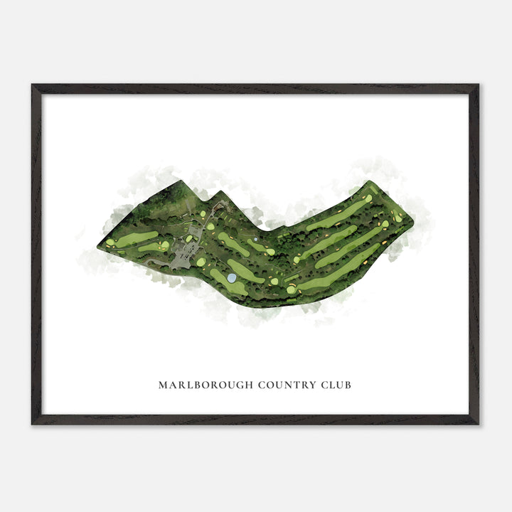 Print of Marlborough Country Club Classic Map