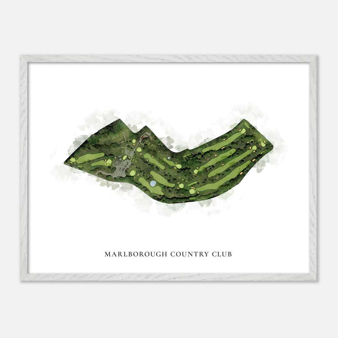 Print of Marlborough Country Club Classic Map