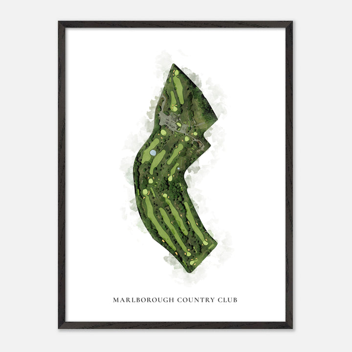 Print of Marlborough Country Club Classic Map