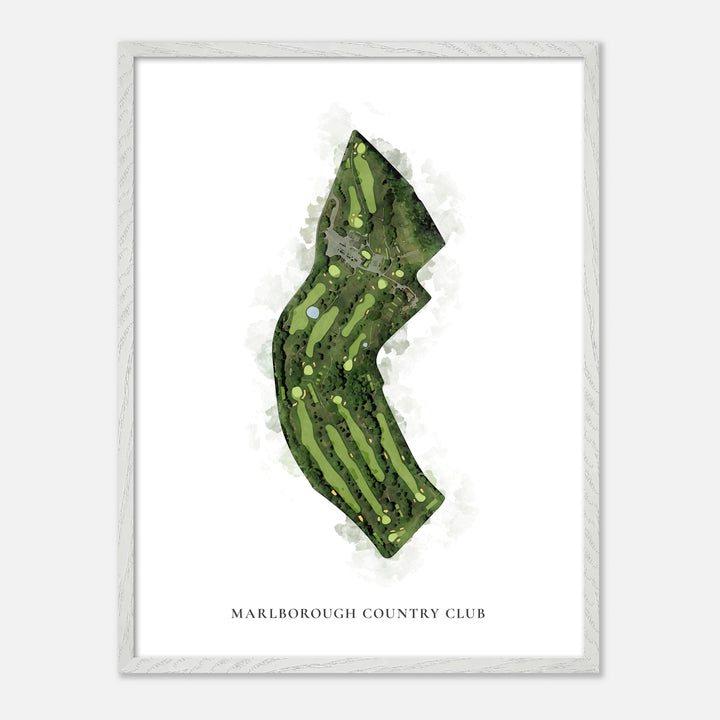 Print of Marlborough Country Club Classic Map