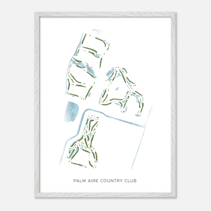 Print of Palm Aire Country Club Modern Map