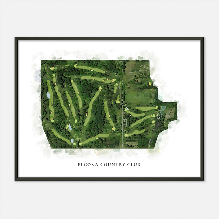Print of Elcona Country Club Classic Map